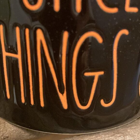 RAE DUNN PUMPKIN SPICE THINGS UP with PUMPKIN ON LID  Jar - Picture 4 of 6